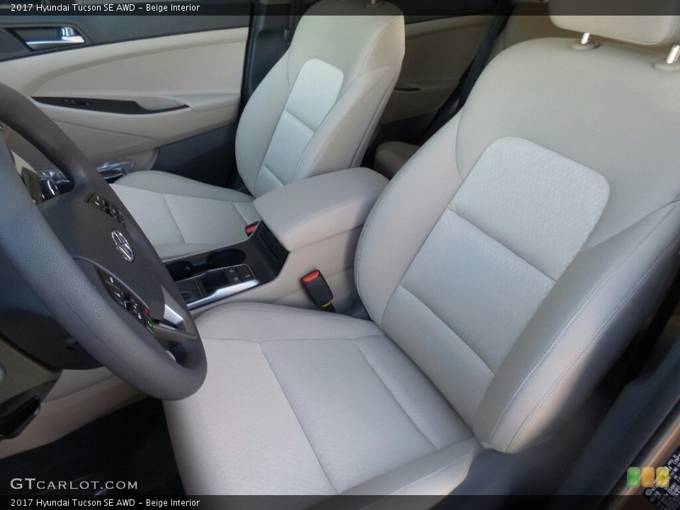 Beige Interior Front Seat for the 2017 Hyundai Tucson SE AWD #116818596