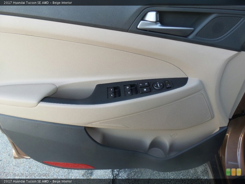 Beige Interior Door Panel for the 2017 Hyundai Tucson SE AWD #116818725
