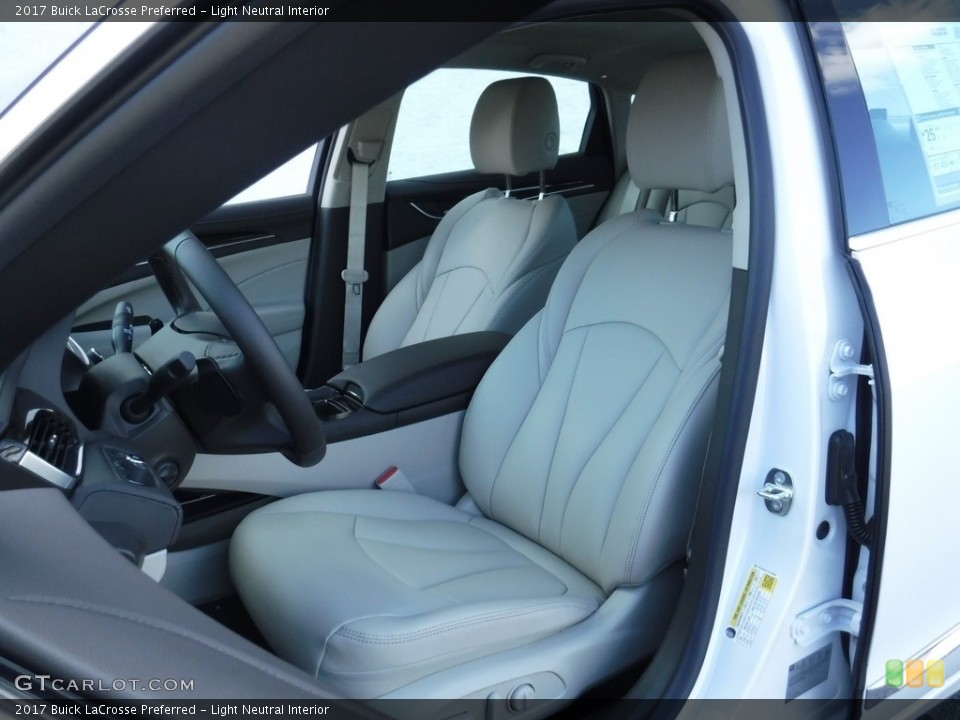 Light Neutral Interior Front Seat for the 2017 Buick LaCrosse Preferred #116819811