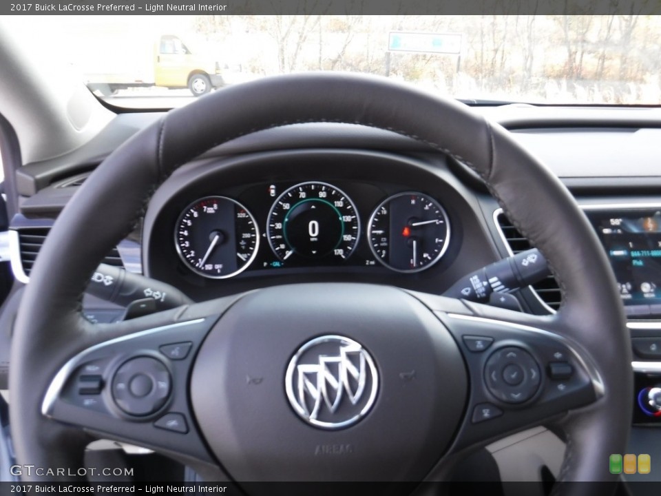 Light Neutral Interior Steering Wheel for the 2017 Buick LaCrosse Preferred #116819949