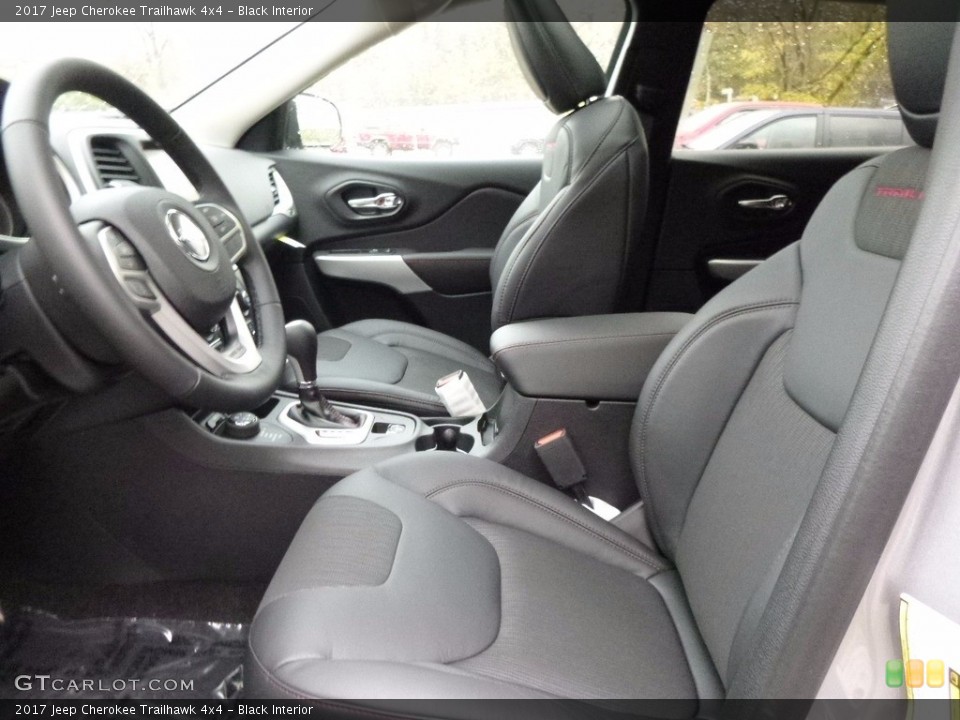 Black Interior Photo for the 2017 Jeep Cherokee Trailhawk 4x4 #116825214