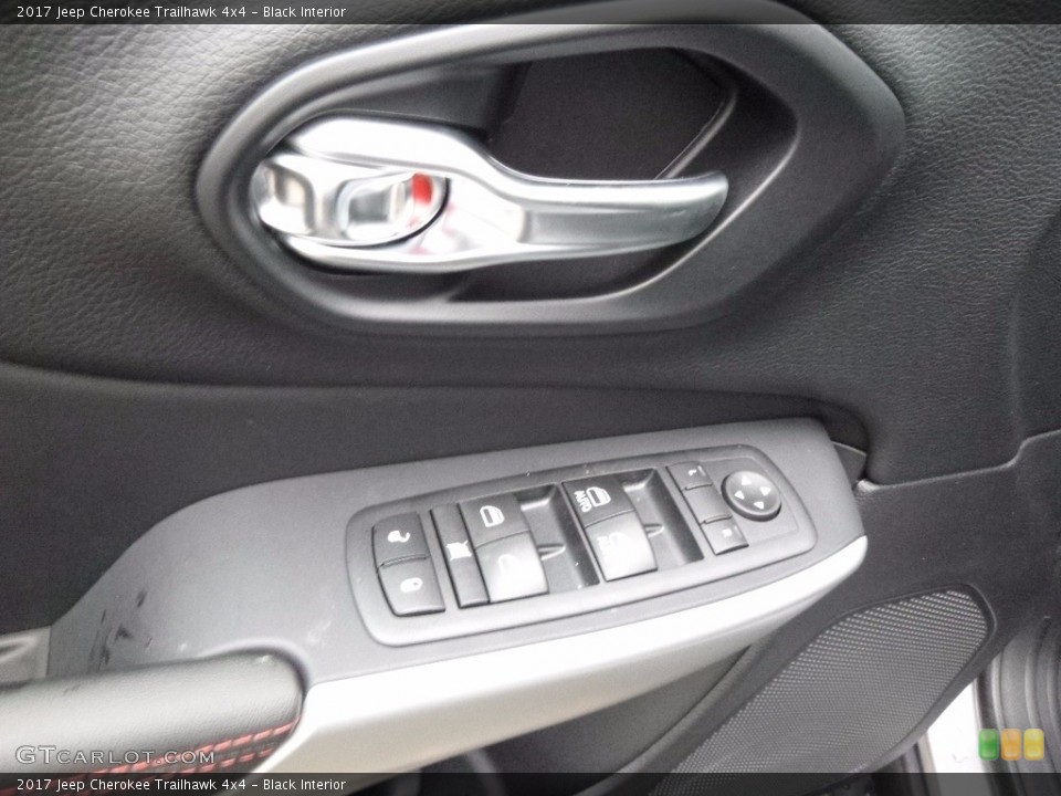 Black Interior Controls for the 2017 Jeep Cherokee Trailhawk 4x4 #116825283