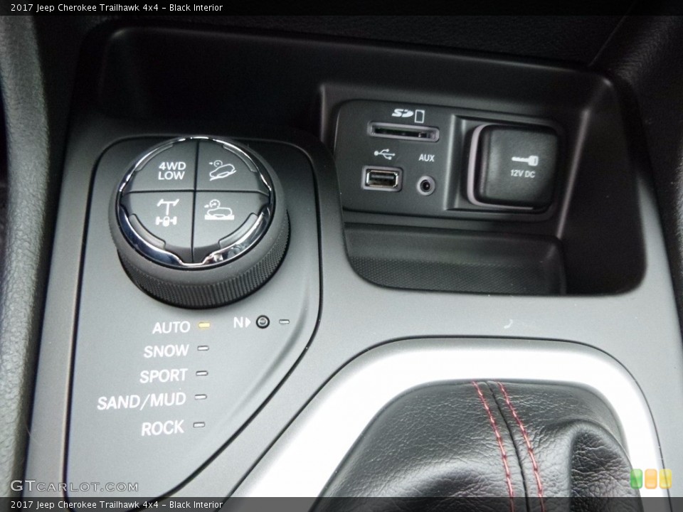 Black Interior Controls for the 2017 Jeep Cherokee Trailhawk 4x4 #116826284