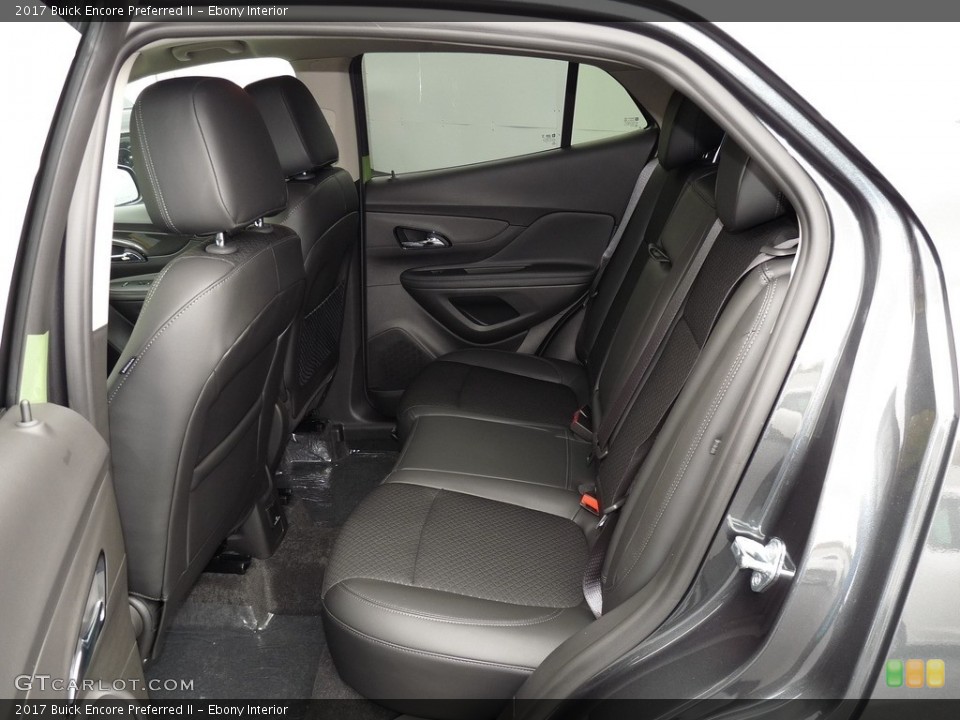 Ebony Interior Rear Seat for the 2017 Buick Encore Preferred II #116827650