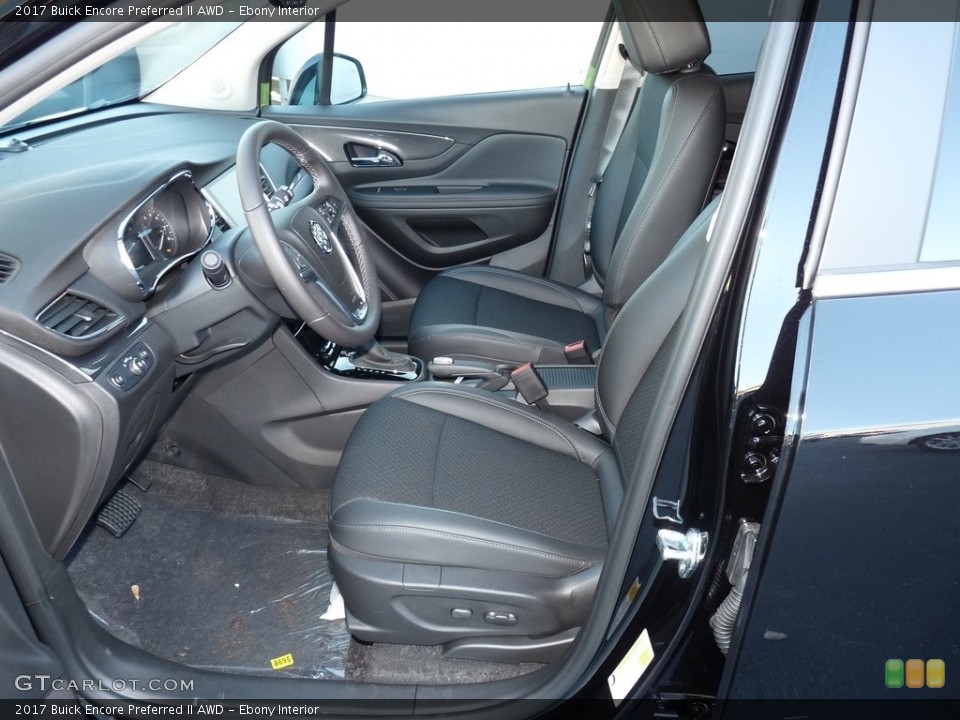 Ebony Interior Photo for the 2017 Buick Encore Preferred II AWD #116827983