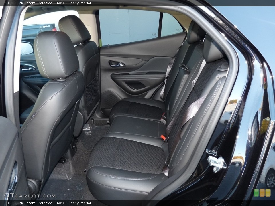 Ebony Interior Rear Seat for the 2017 Buick Encore Preferred II AWD #116828010