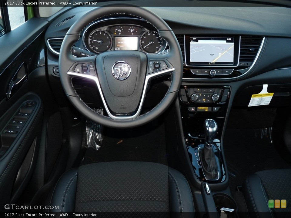 Ebony Interior Dashboard for the 2017 Buick Encore Preferred II AWD #116828037