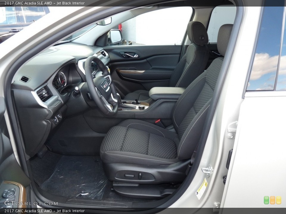 Jet Black Interior Photo for the 2017 GMC Acadia SLE AWD #116828367