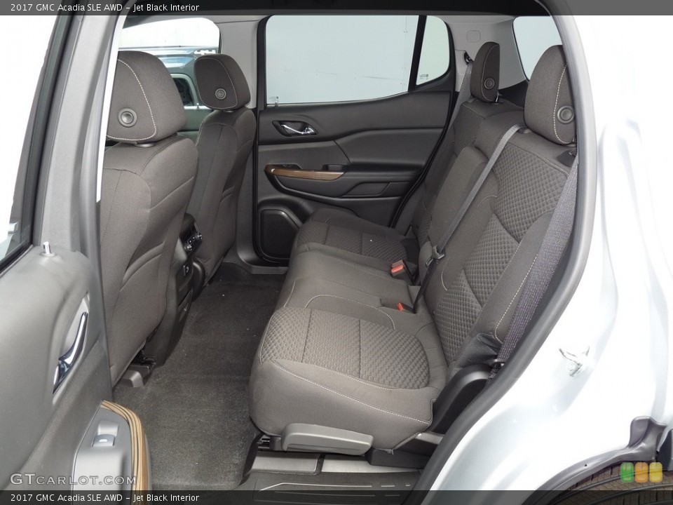 Jet Black Interior Rear Seat for the 2017 GMC Acadia SLE AWD #116828607