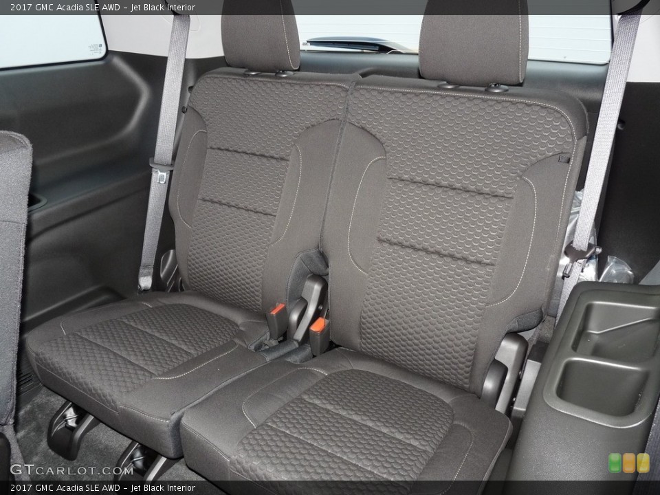 Jet Black Interior Rear Seat for the 2017 GMC Acadia SLE AWD #116828640