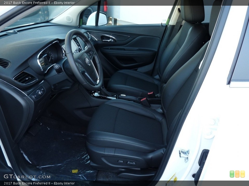 Ebony Interior Photo for the 2017 Buick Encore Preferred II #116829006