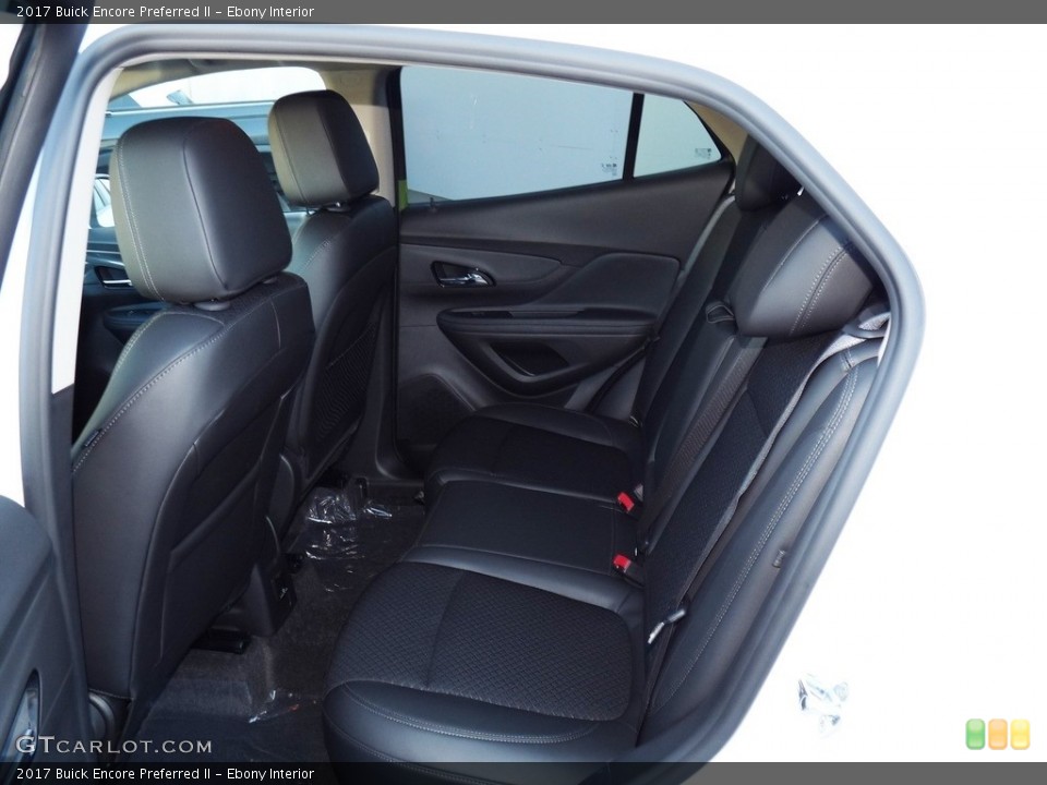 Ebony Interior Rear Seat for the 2017 Buick Encore Preferred II #116829030