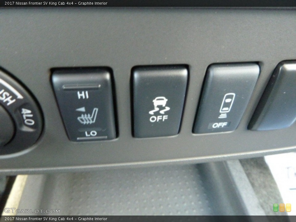Graphite Interior Controls for the 2017 Nissan Frontier SV King Cab 4x4 #116835159