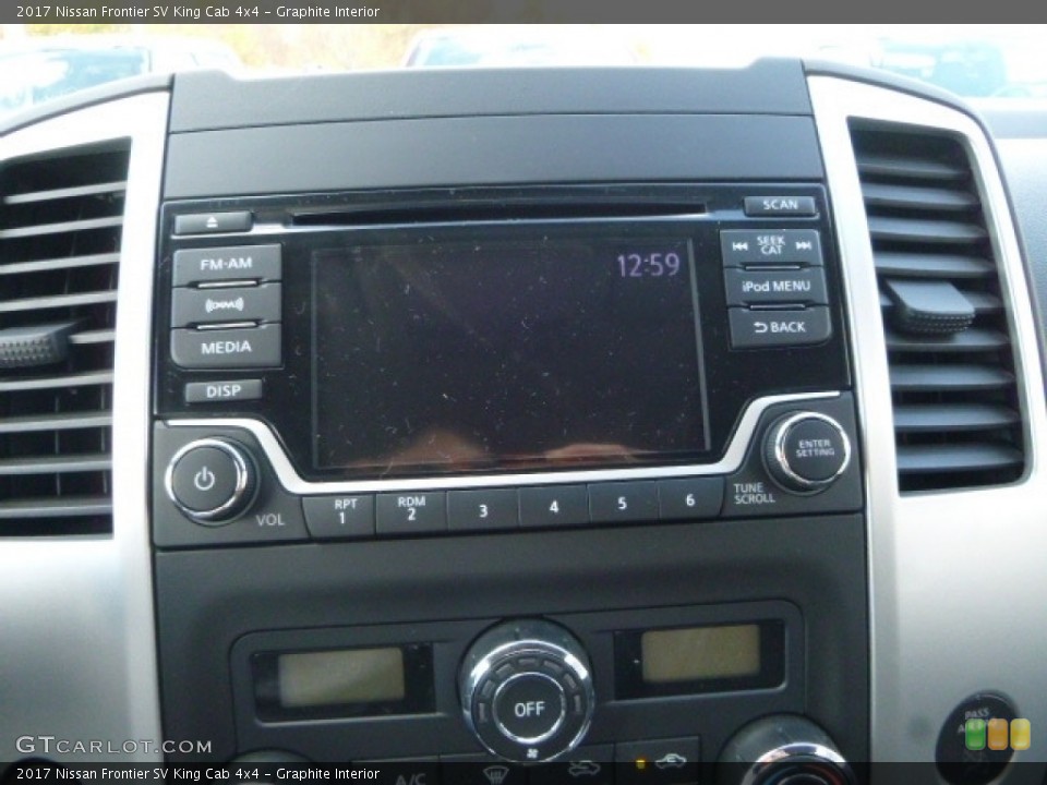 Graphite Interior Controls for the 2017 Nissan Frontier SV King Cab 4x4 #116835249