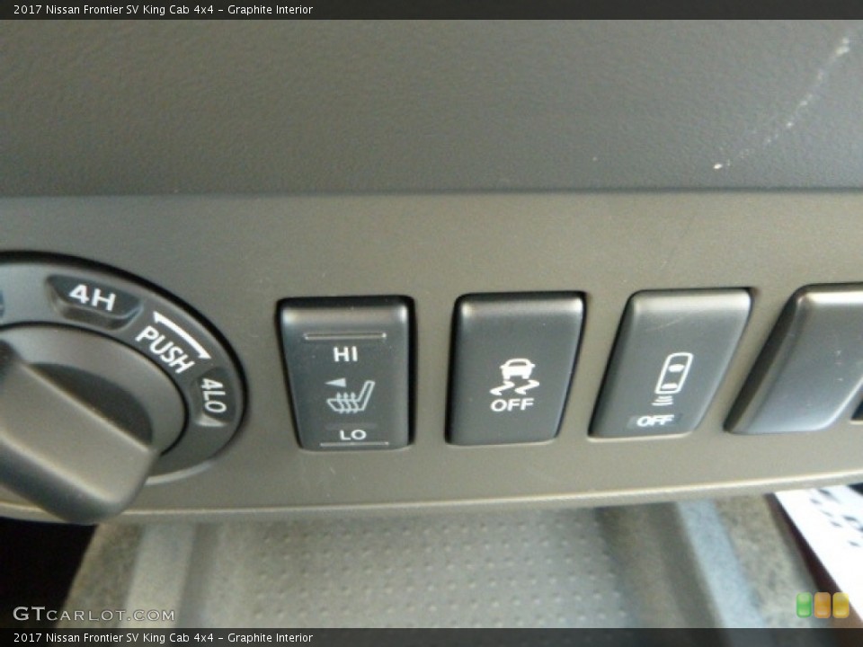 Graphite Interior Controls for the 2017 Nissan Frontier SV King Cab 4x4 #116835261