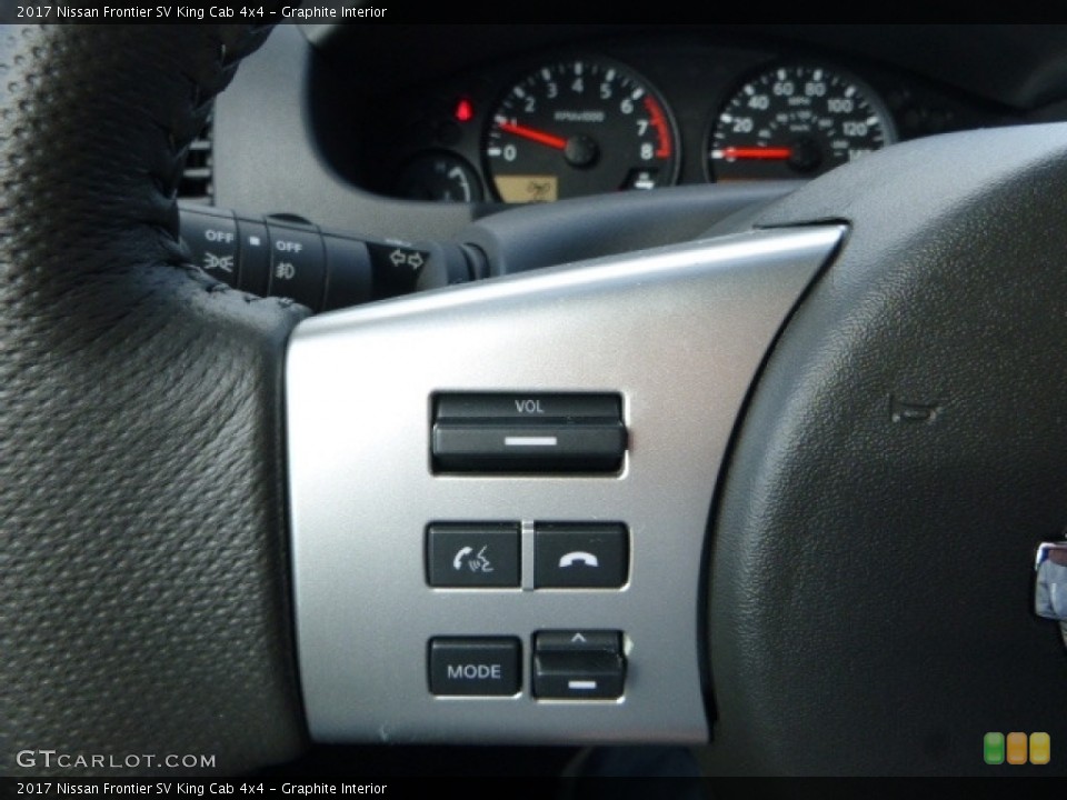 Graphite Interior Controls for the 2017 Nissan Frontier SV King Cab 4x4 #116835270