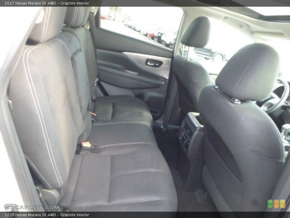Graphite Interior Rear Seat for the 2017 Nissan Murano SV AWD #116835291