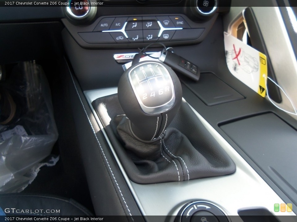 Jet Black Interior Transmission for the 2017 Chevrolet Corvette Z06 Coupe #116838386