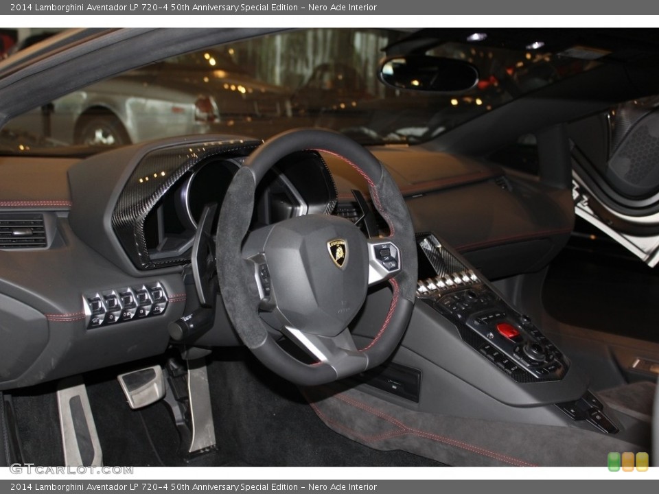 Nero Ade Interior Steering Wheel for the 2014 Lamborghini Aventador LP 720-4 50th Anniversary Special Edition #116841380