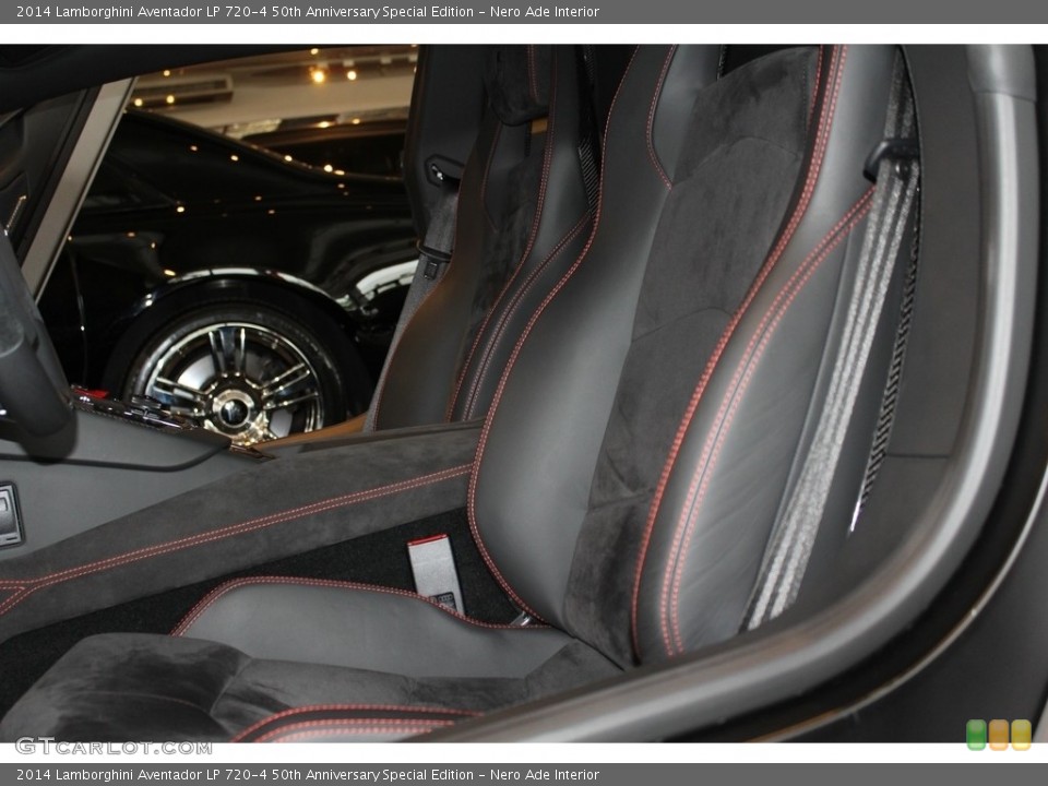 Nero Ade Interior Front Seat for the 2014 Lamborghini Aventador LP 720-4 50th Anniversary Special Edition #116841404