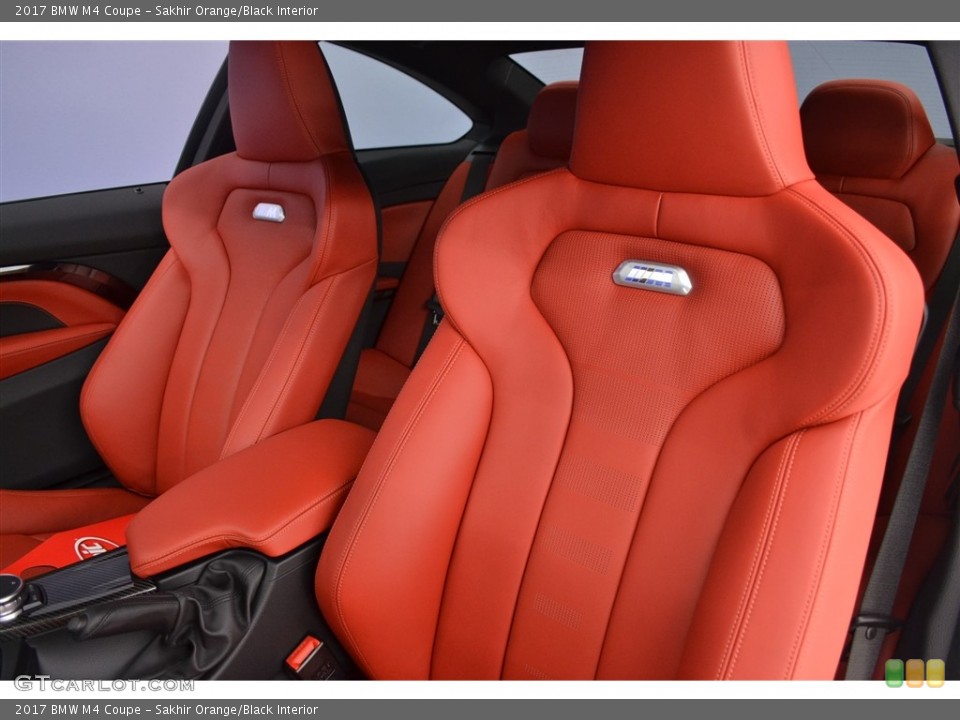 Sakhir Orange/Black Interior Front Seat for the 2017 BMW M4 Coupe #116843096