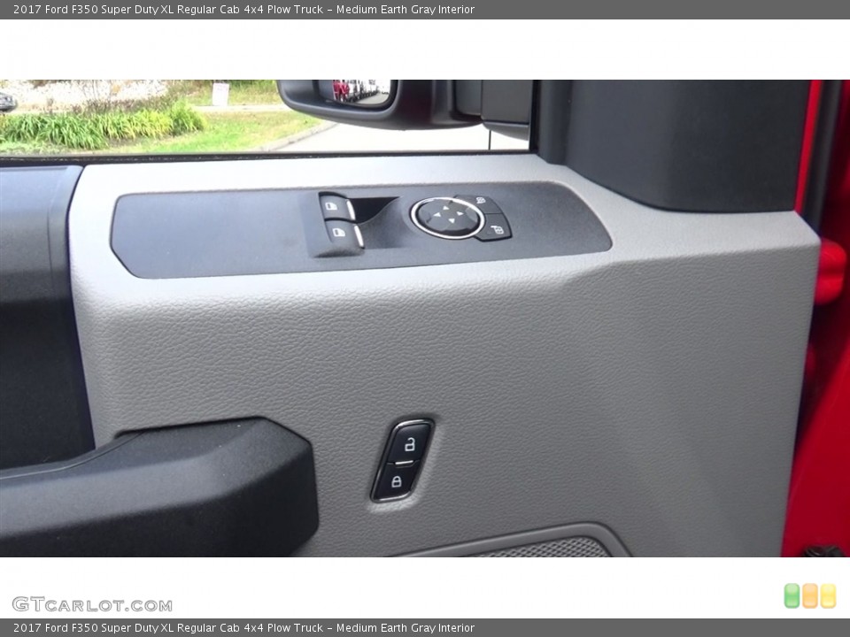 Medium Earth Gray Interior Controls for the 2017 Ford F350 Super Duty XL Regular Cab 4x4 Plow Truck #116844635