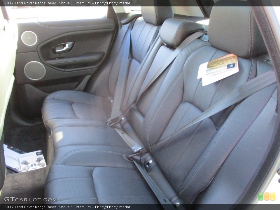 Ebony/Ebony Interior Rear Seat for the 2017 Land Rover Range Rover Evoque SE Premium #116851860
