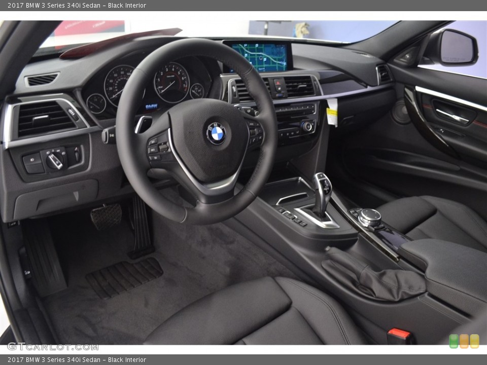 Black Interior Photo for the 2017 BMW 3 Series 340i Sedan #116852178