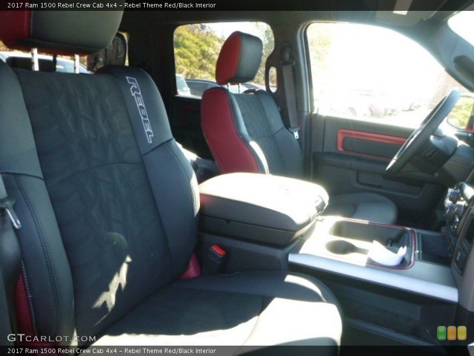 Rebel Theme Red/Black Interior Photo for the 2017 Ram 1500 Rebel Crew Cab 4x4 #116853717