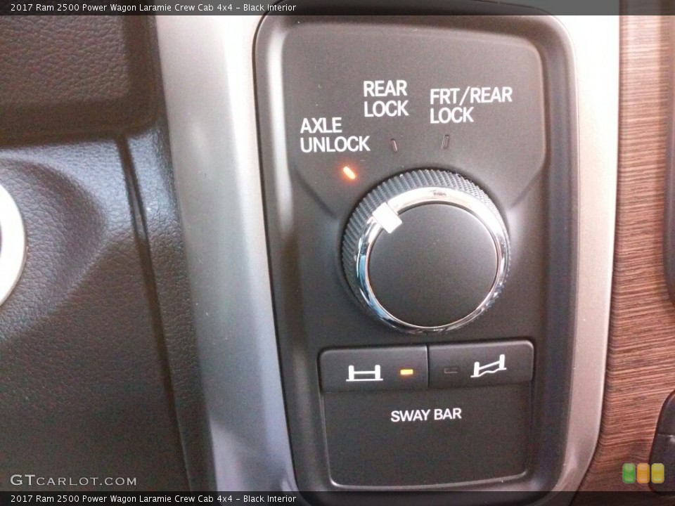 Black Interior Controls for the 2017 Ram 2500 Power Wagon Laramie Crew Cab 4x4 #116860656