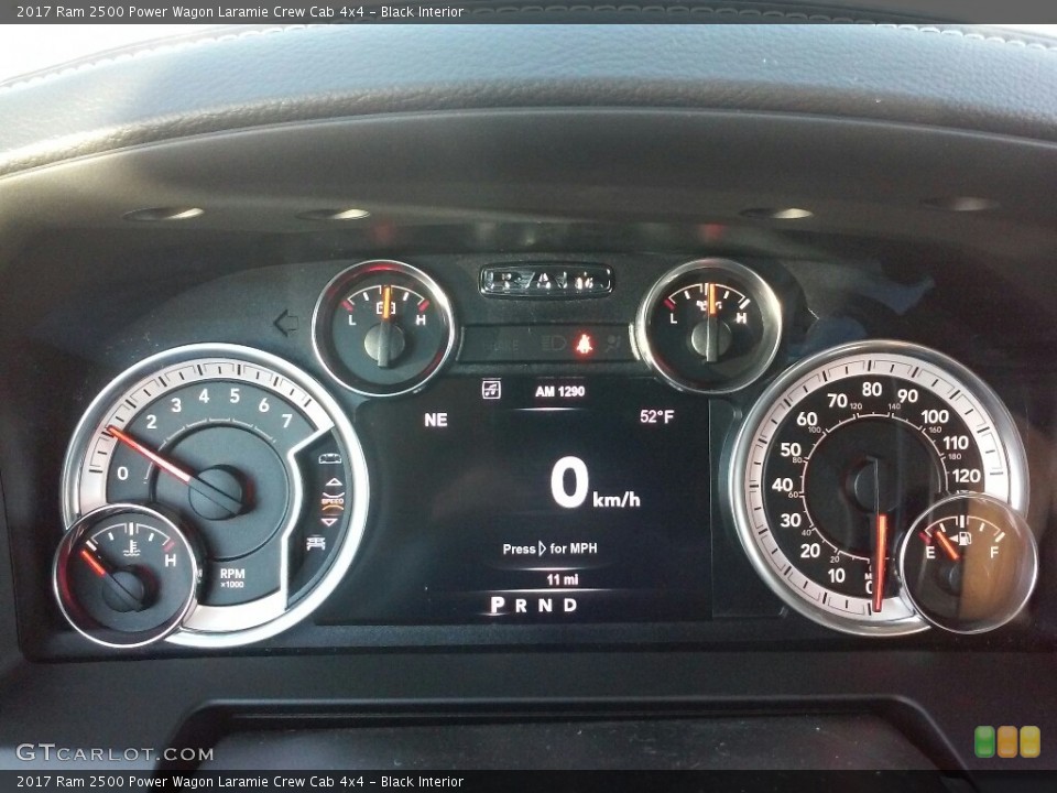 Black Interior Gauges for the 2017 Ram 2500 Power Wagon Laramie Crew Cab 4x4 #116860824