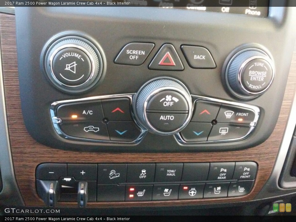 Black Interior Controls for the 2017 Ram 2500 Power Wagon Laramie Crew Cab 4x4 #116860899