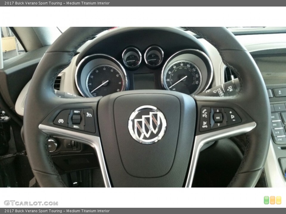 Medium Titanium Interior Steering Wheel for the 2017 Buick Verano Sport Touring #116861532