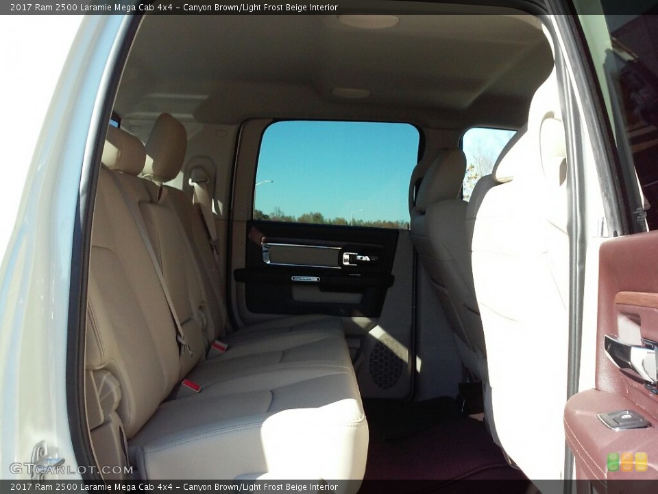 Canyon Brown/Light Frost Beige Interior Rear Seat for the 2017 Ram 2500 Laramie Mega Cab 4x4 #116862144