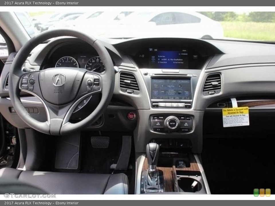 Ebony Interior Dashboard for the 2017 Acura RLX Technology #116863413