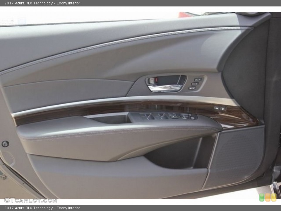 Ebony Interior Door Panel for the 2017 Acura RLX Technology #116863464