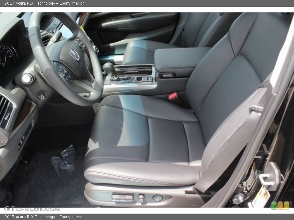 Ebony Interior Photo for the 2017 Acura RLX Technology #116863485