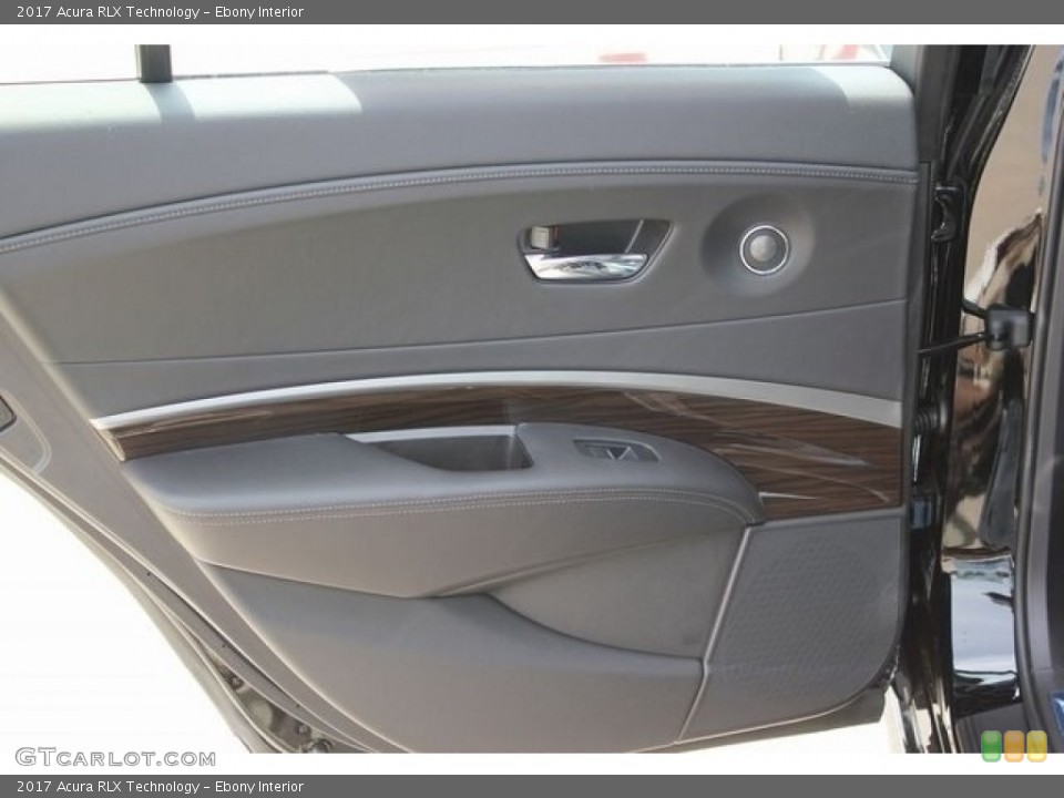 Ebony Interior Door Panel for the 2017 Acura RLX Technology #116863515