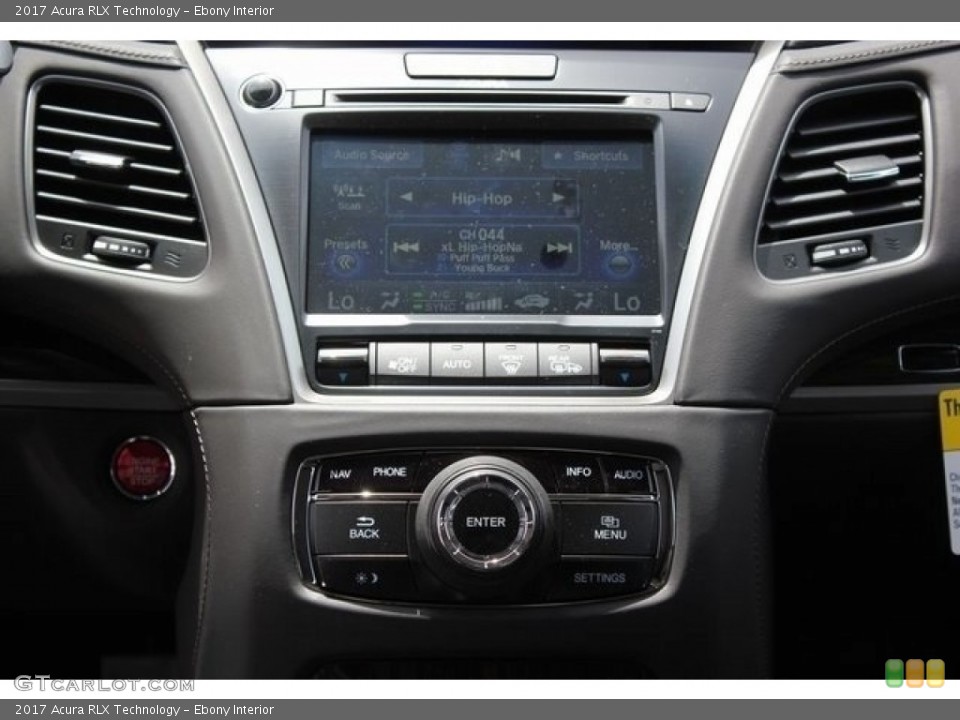 Ebony Interior Controls for the 2017 Acura RLX Technology #116863734
