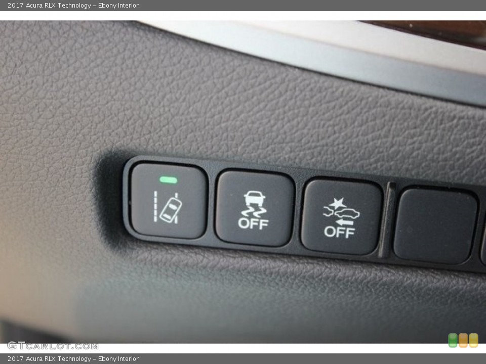 Ebony Interior Controls for the 2017 Acura RLX Technology #116864013