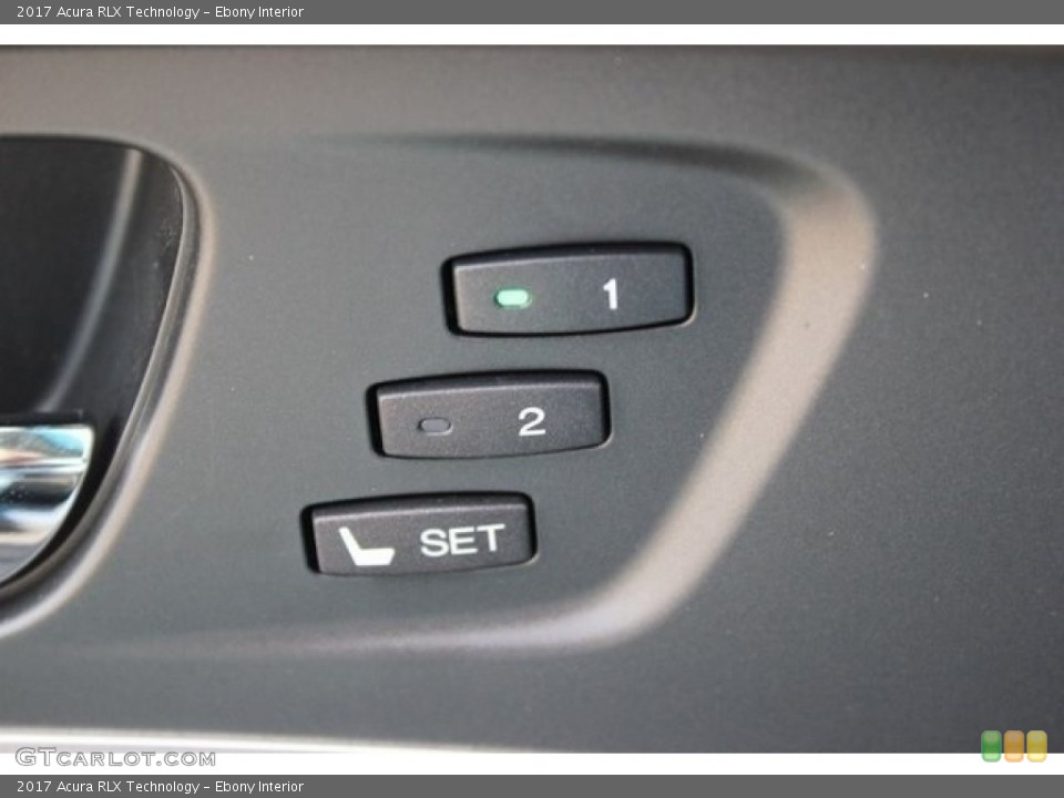 Ebony Interior Controls for the 2017 Acura RLX Technology #116864043