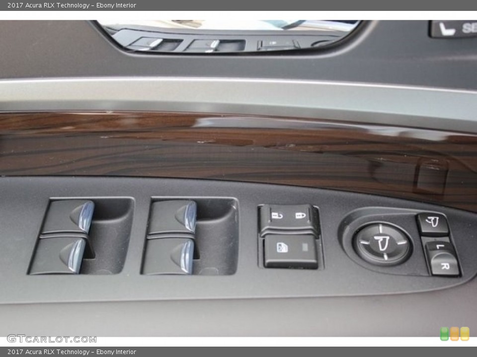 Ebony Interior Controls for the 2017 Acura RLX Technology #116864058