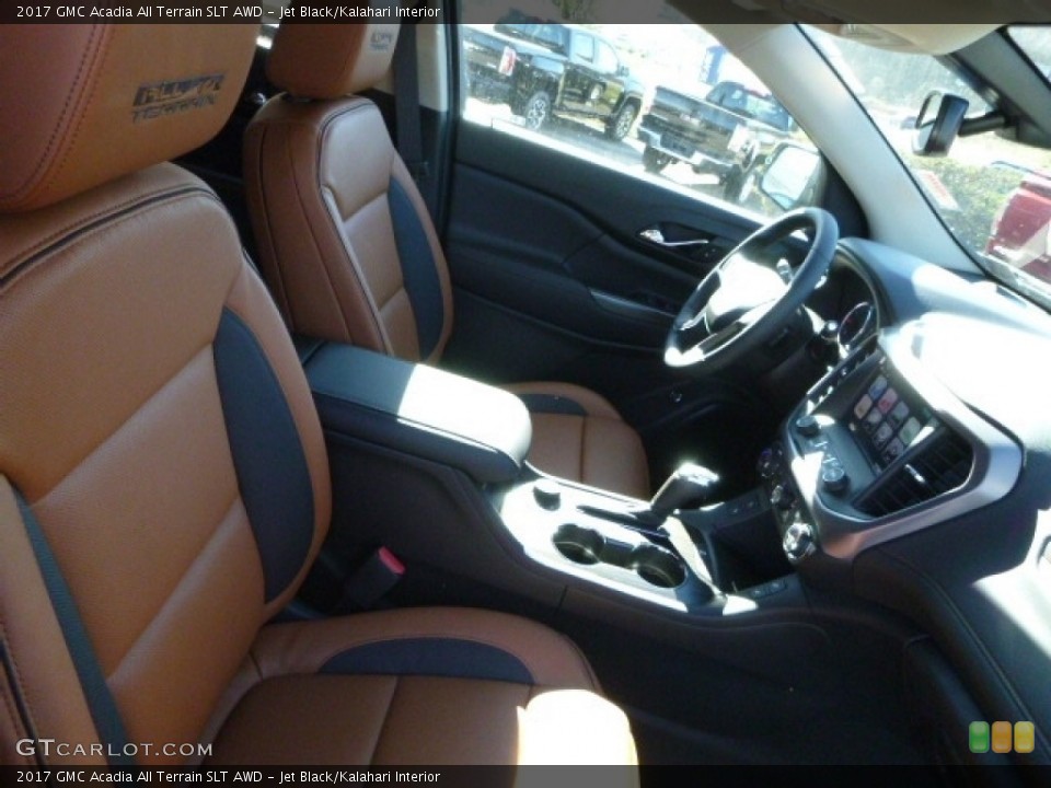 Jet Black/Kalahari Interior Front Seat for the 2017 GMC Acadia All Terrain SLT AWD #116867301