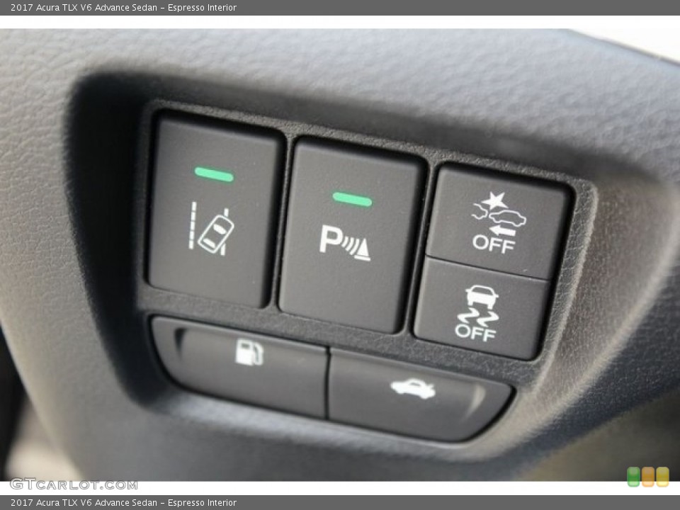 Espresso Interior Controls for the 2017 Acura TLX V6 Advance Sedan #116869542