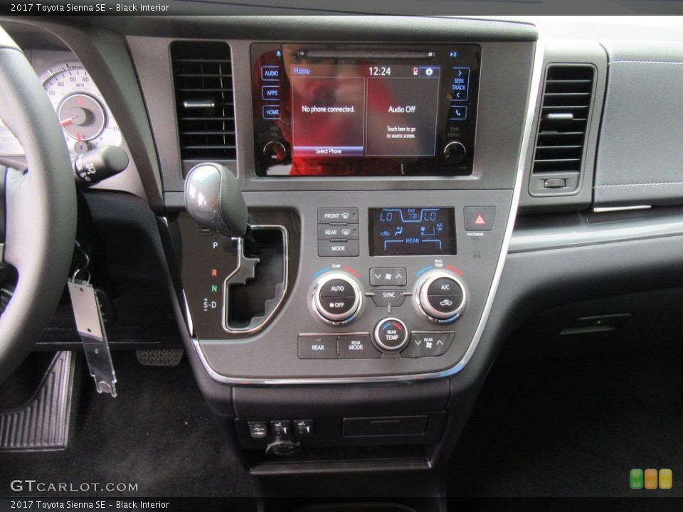 Black Interior Controls for the 2017 Toyota Sienna SE #116877188