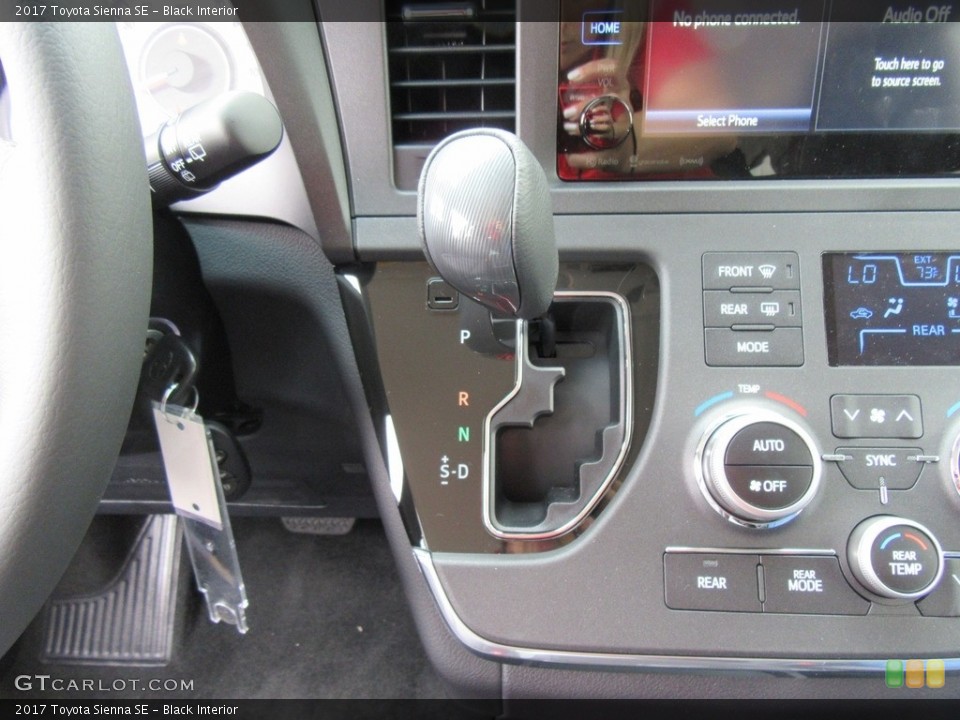 Black Interior Transmission for the 2017 Toyota Sienna SE #116877287