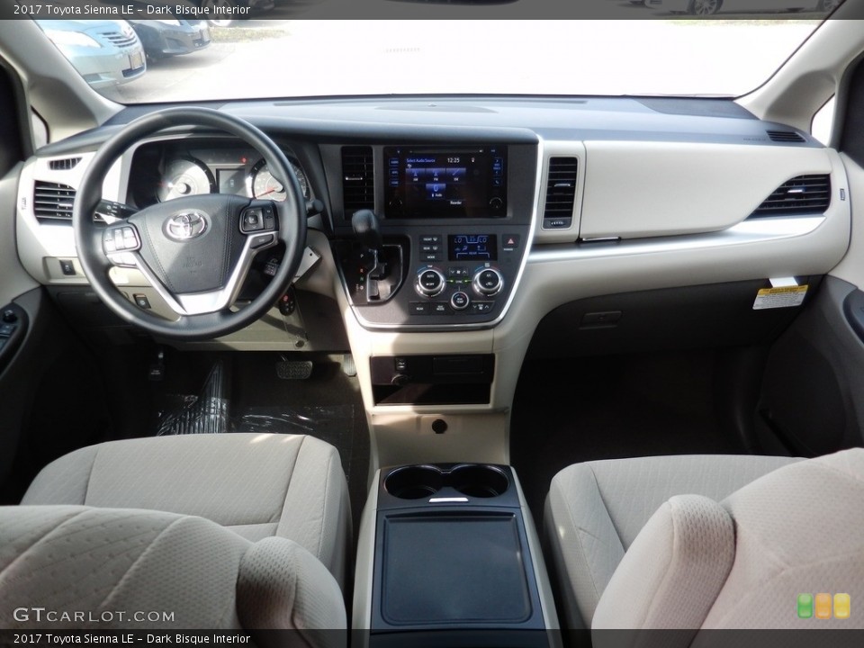 Dark Bisque Interior Dashboard for the 2017 Toyota Sienna LE #116877332