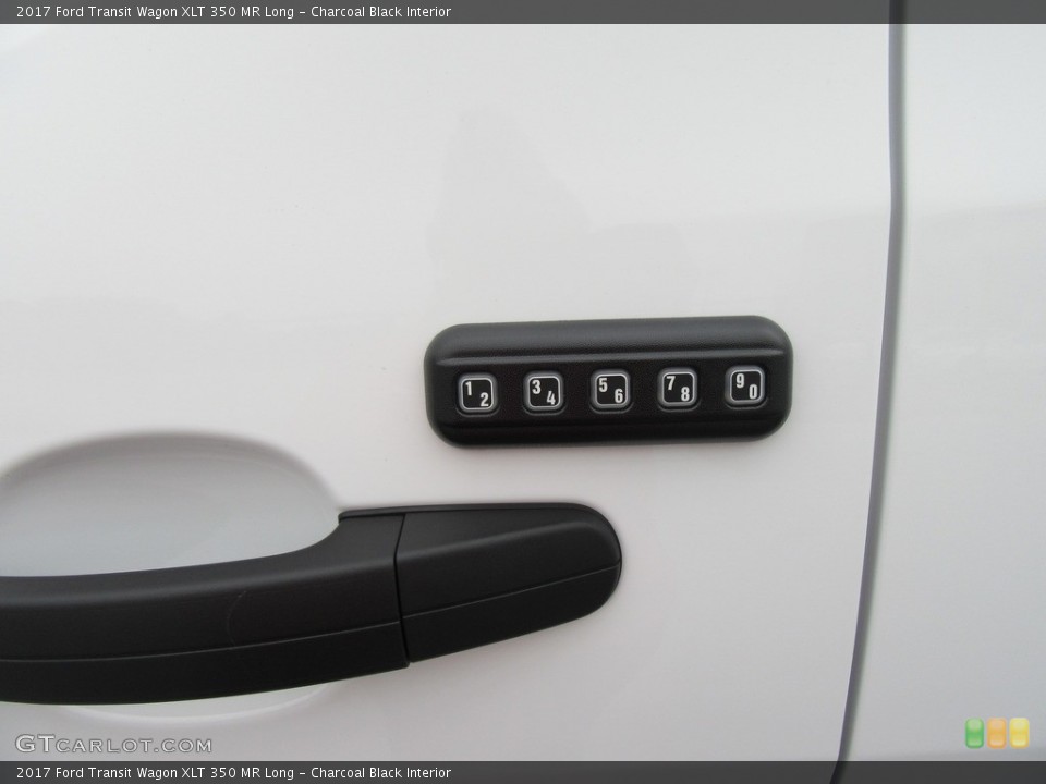 Charcoal Black Interior Controls for the 2017 Ford Transit Wagon XLT 350 MR Long #116877797