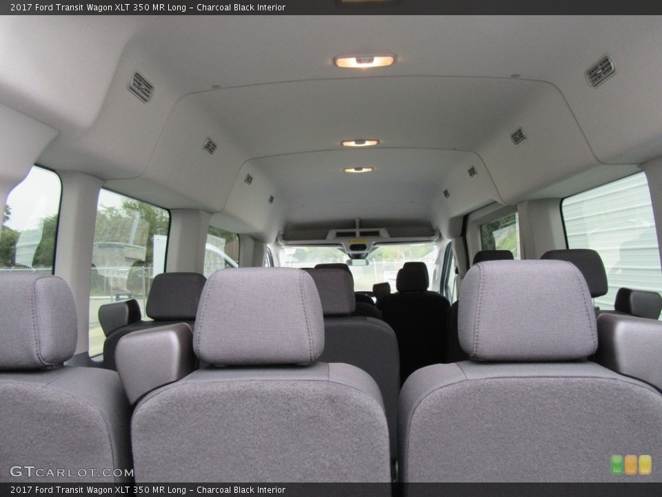 Charcoal Black Interior Photo for the 2017 Ford Transit Wagon XLT 350 MR Long #116877905