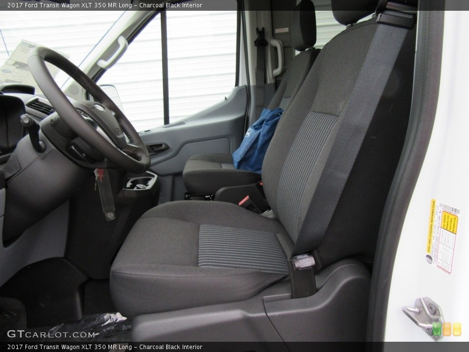 Charcoal Black Interior Photo for the 2017 Ford Transit Wagon XLT 350 MR Long #116878043